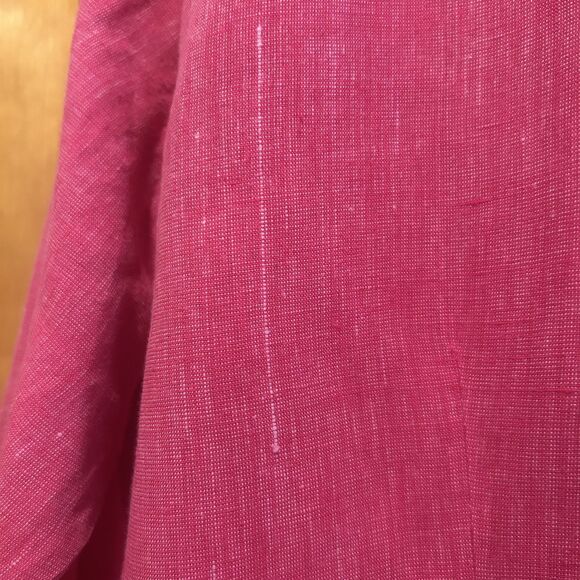 Sigrid Olsen Sport-Pink Linen Button Down Shirt-Marled-Sz 16W-Lagenlook*Read - Picture 7 of 7